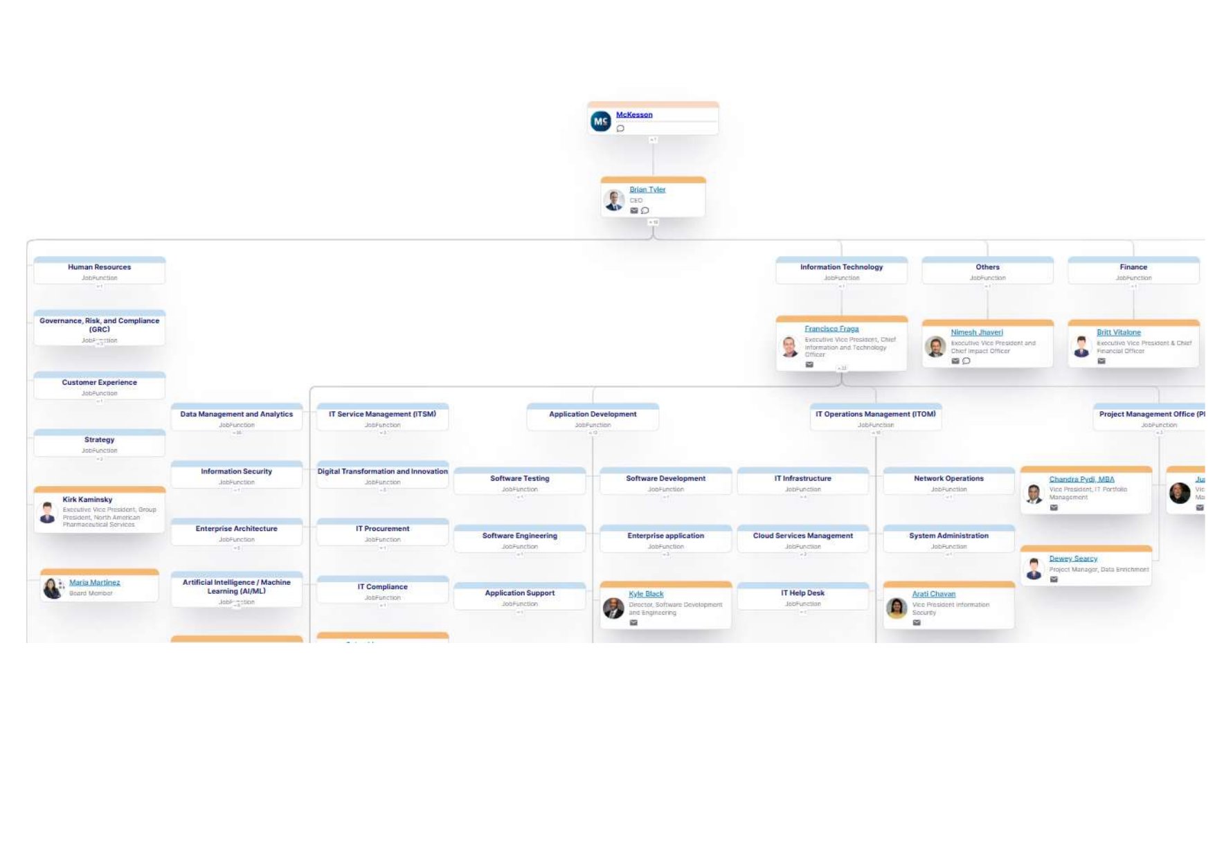 McKesson Org Chart